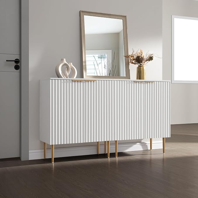 SICOTAS 57" Modern Sideboard Buffet Cabinet - Image 7