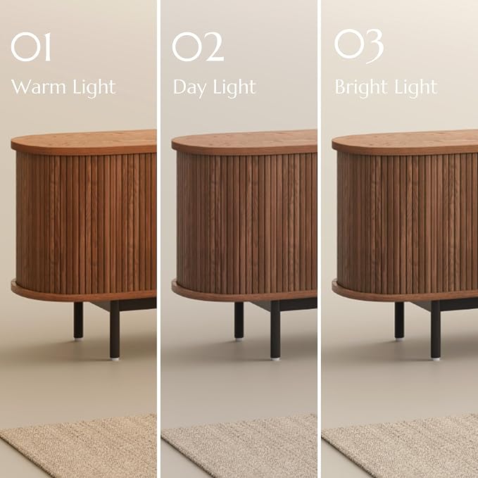 POVISON Fully-Assembled Mid Century Modern TV Stand - Image 6