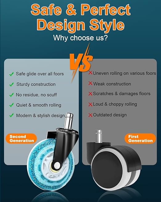 RidRed Gaming Chair Wheels - Image 3