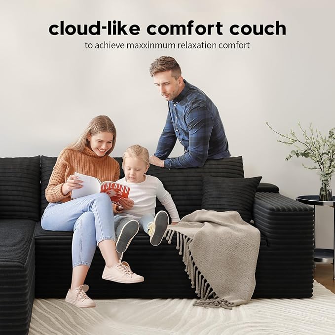 107.5" Cloud Modular Sectional Sofa - Image 7