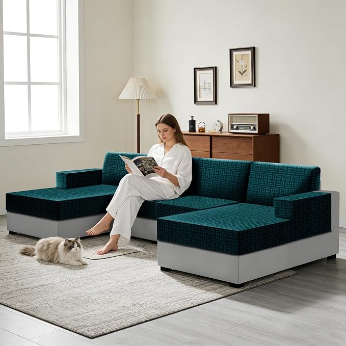 UNBBRRL Stretch Couch Backrest Cushion Cover - Image 6