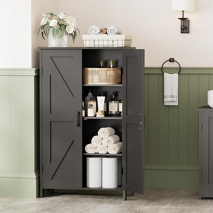 Homleke Farmhouse Bathroom Cabinet - Image 2