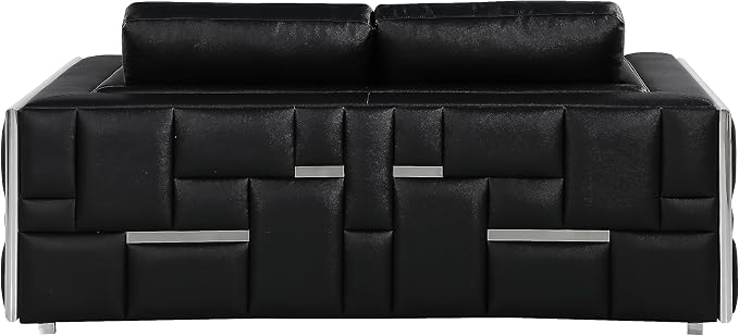 Blackjack Furniture Catania Modern Top Grain Italian Leather Sofa Set - Image 13
