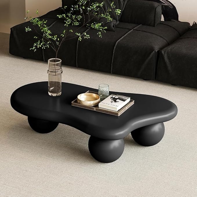 40" Cloud Coffee Table for Living Room Irregular Coffee Table Modern Unique - Image 3