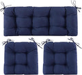 Wicker Chair Cushions of 3 Pieces, Waterproof Cushions by Aegisun