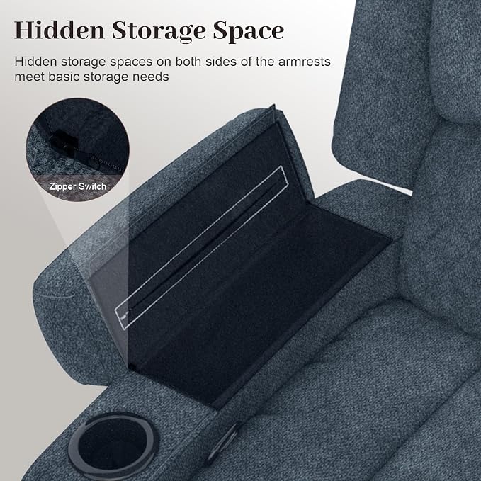 Yolsali 3 Seater Recliner Sofa Set - Image 7