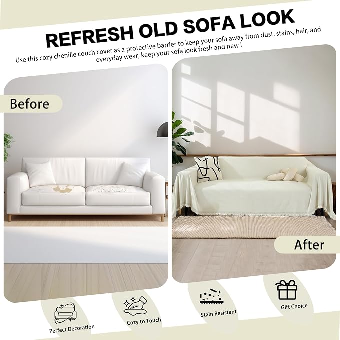 DREAMINGO Modern Minimalism Couch Cover - Image 5