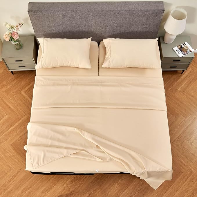 Kingnex 28-30 Split Top King Sheets Set - Image 4
