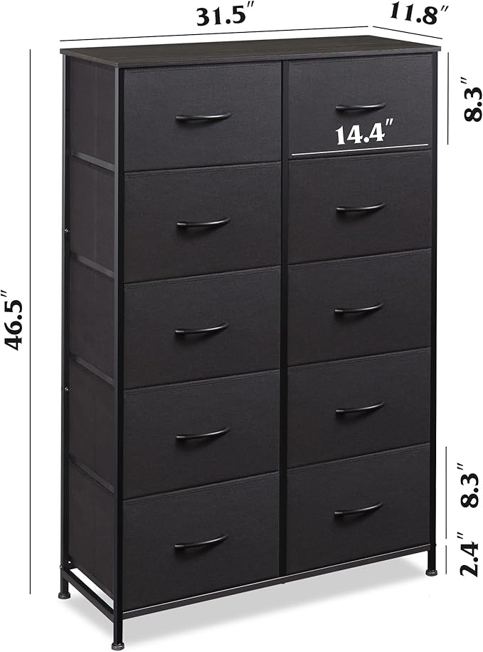 WLIVE Tall Dressers for Bedroom - Image 3