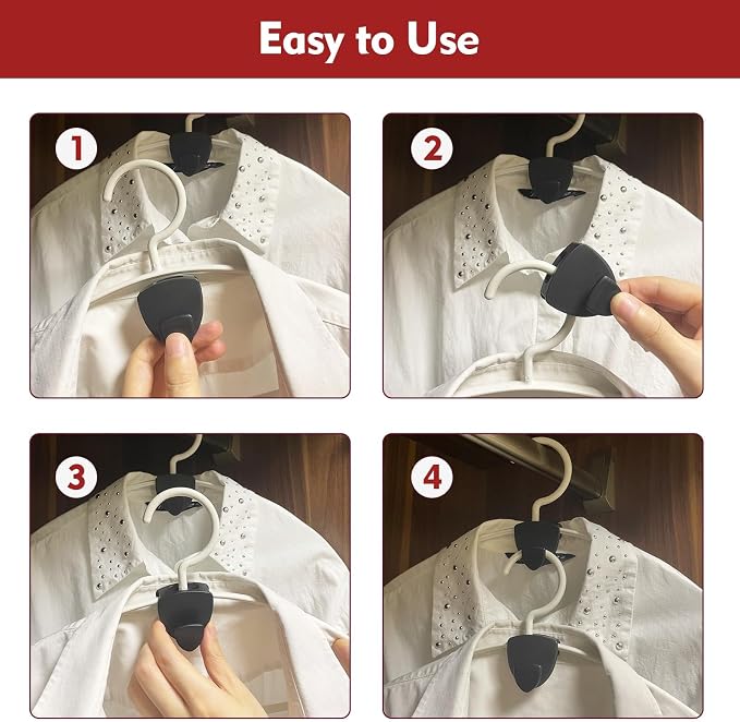 Latoxcaa Space Saving Hanger Hooks 30Pcs, Upgrade Heavy Duty Space Saver - Image 7