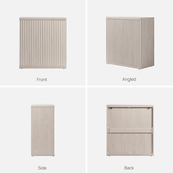SICOTAS Buffet Cabinet with Storage Accent Sideboard Modern Credenza with Doors - Image 9