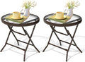 2 Pieces Outdoor Side Table by Enjoymyhome