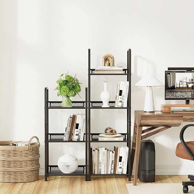 Bookshelf Storage Shelf Bookcase Freestanding Storage Stand - Image 6