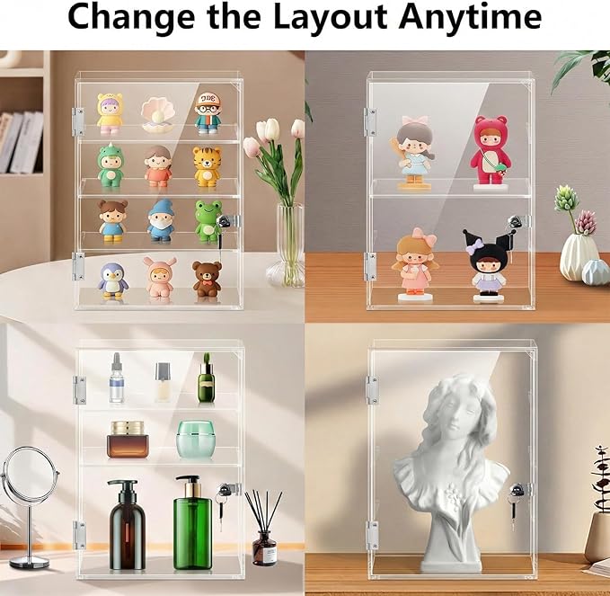 Acrylic Display Case with Lock – Acrylic Storage Chest - Image 5