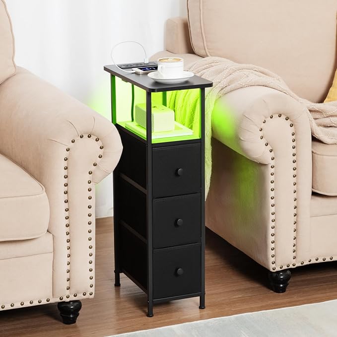 LOAKEKEL Narrow End Table Living Room - Image 2