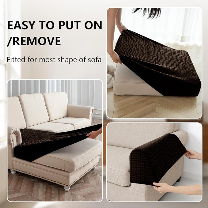 UNBBRRL Stretch Couch Armrest Covers - Image 4