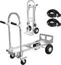 Silver Convertible Hand Truck Dolly Cart by NEBICALS