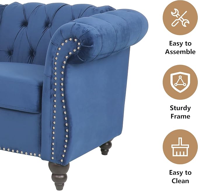 AVZEAR Living Room Accent Chair, Upholstered Sofa Chair Single Sofa Chair - Image 8
