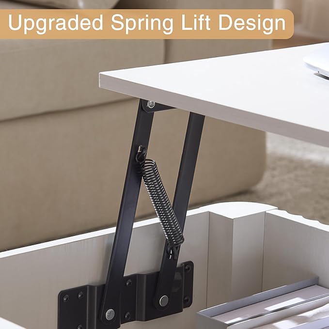 Fatmok Large Lift Top Coffee Table - Image 4