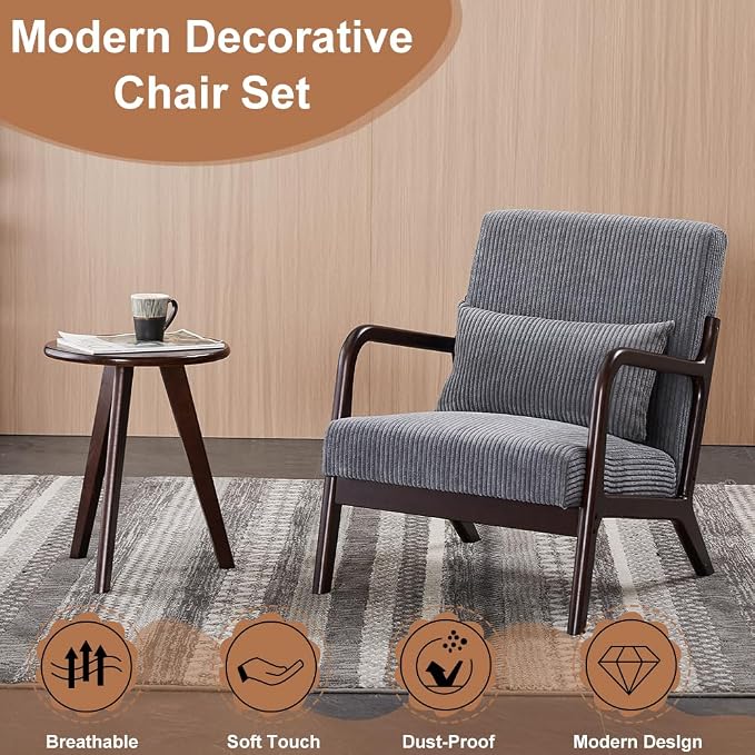 Mid Century Modern Accent Chair - Image 3