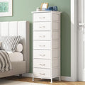 Fixwal Tall Narrow White Dresser by Fixwal