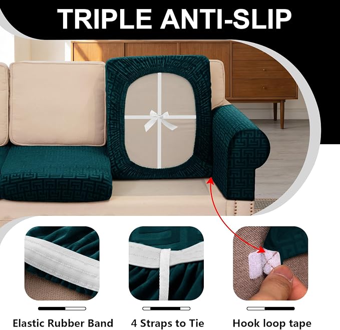 UNBBRRL Stretch Couch Armrest Covers - Image 3