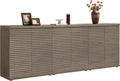 SICOTAS Buffet Cabinet with Storage Accent Sideboard Modern Credenza with Doors by SICOTAS