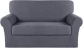 Turquoize Stretch Sofa Slipcover 2 Pieces Sofa Cover Couch Cover by Turquoize