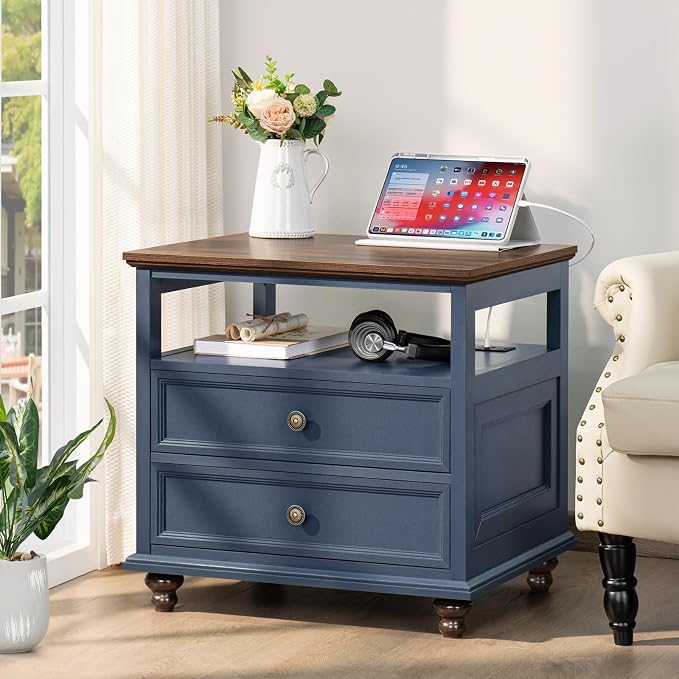 Joaxswe Farmhouse Nightstand - Image 3
