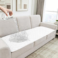 Dog Couch Cover for Sofa 100% Waterproof Faux Linen Sofa Covers for 3 Cushion by HYZOTEX