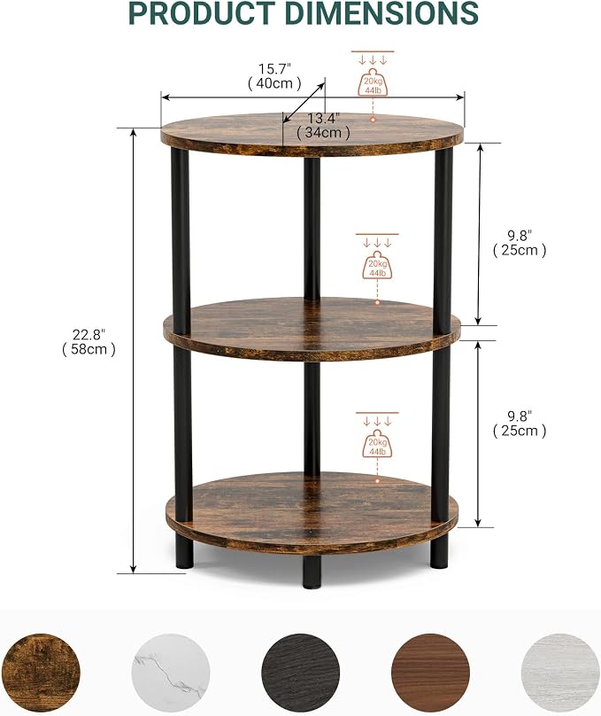 Round Small Side Table - Image 2