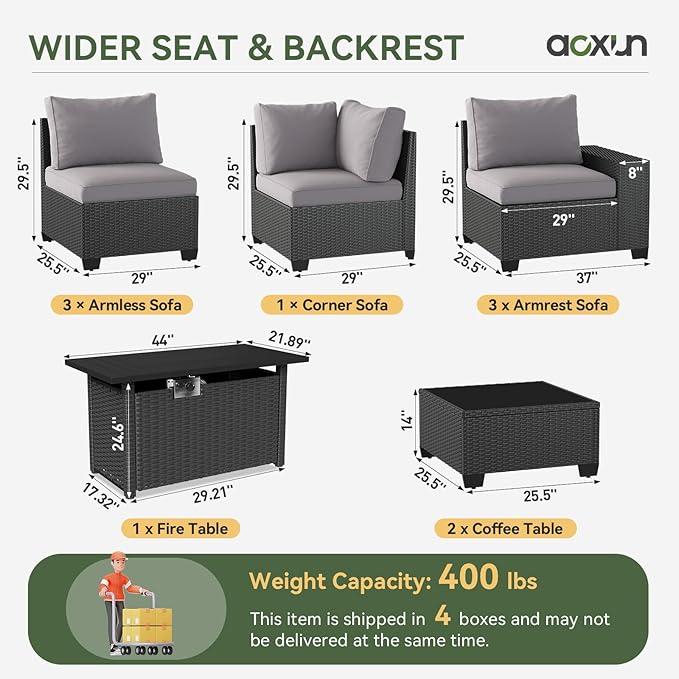 Aoxun Patio Furniture Sets - Image 6