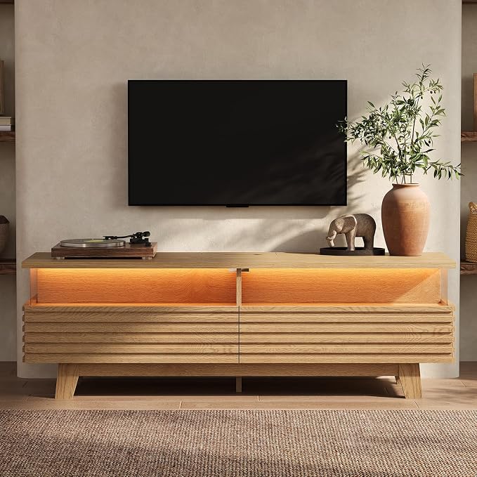 HAUOMS 59" TV Stand for Living Room by HAUOMS