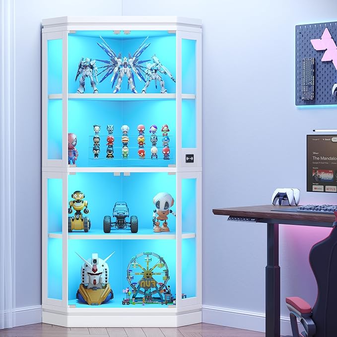 Jocoevol Corner Display Cabinet by JOCOEVOL