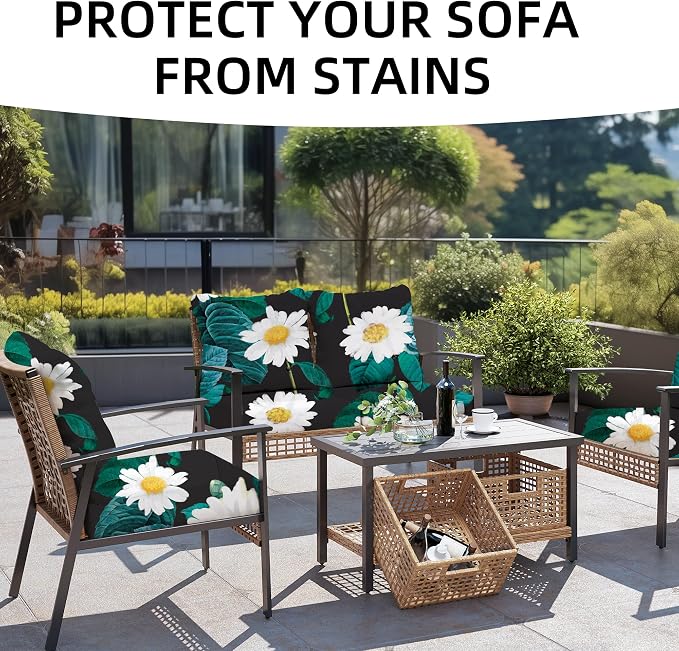 Outdoor Cushion Covers Set, Replacement - Image 4