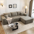 107.5" Cloud Modular Sectional Sofa Couch by Settab