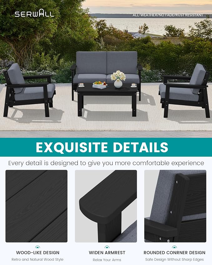 SERWALL Outdoor Loveseat - Image 4