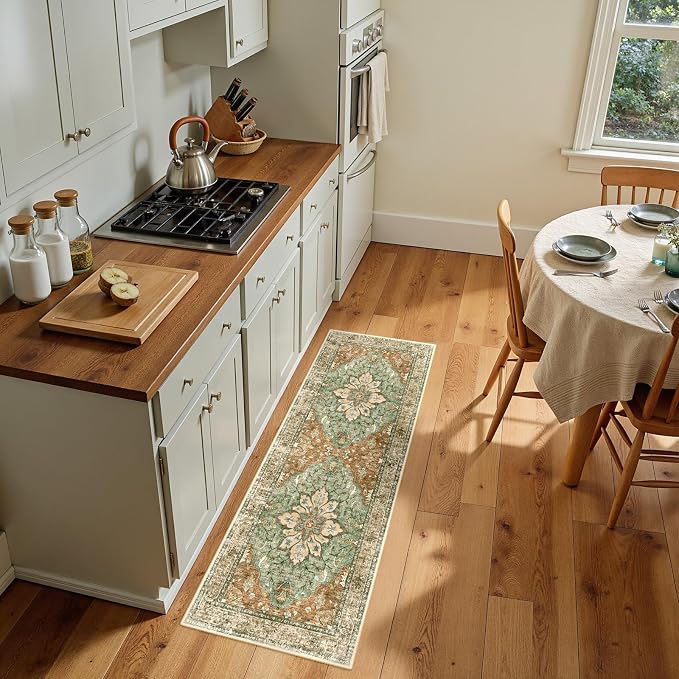 RELEANY Area Rugs 2'x6' Runner Rug Non Slip Washable - Image 3