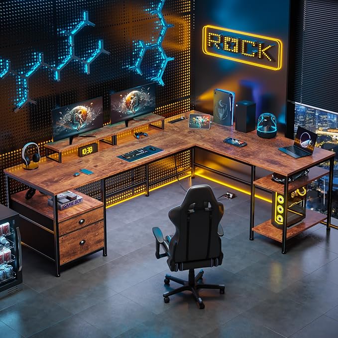 Furologee 66” L Shaped Desk - Image 5