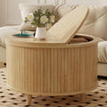 Easyego 31.5" Fluted Round Coffee Table by Easyego