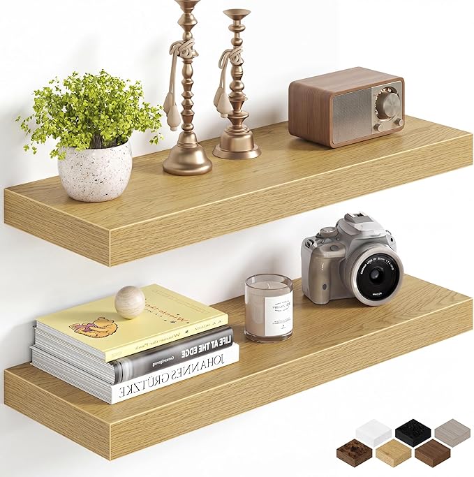 Fun Memories 24Inch Floating Shelves by FunMemories