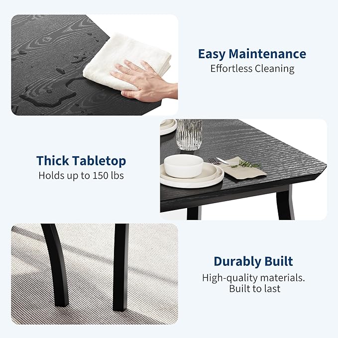 IDEALHOUSE 43'' Dining Table Set - Image 3