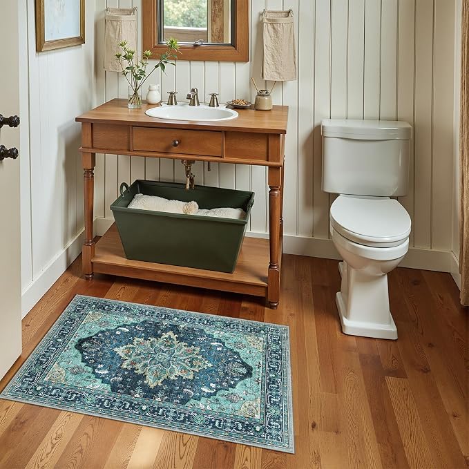 RELEANY Area Rugs 2'x3' Kitchen Rugs Entry Rug Small Rugs - Image 2