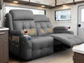 Reclining Loveseat, 55.1" RV PU Leather Wall Hugger Recliner Love Seats Sofa by FurgattiEnjoyYourLife