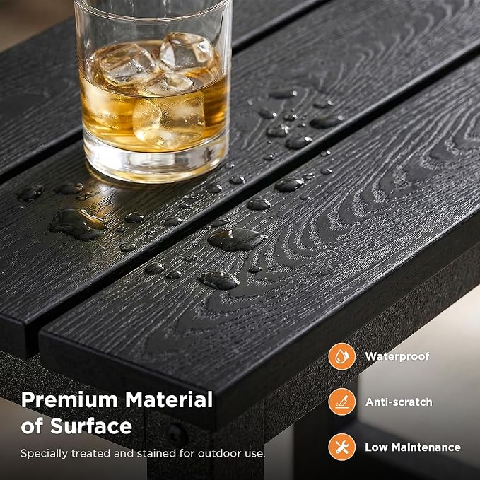 ODK Outdoor Double Side Table, Adirondack Patio End Table - Image 4