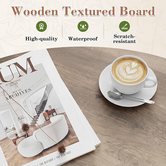OLIXIS Wooden Coffee Table, Lift Top Coffee Table - Image 5