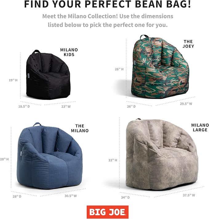 Big Joe Milano Beanbag Chair - Image 7