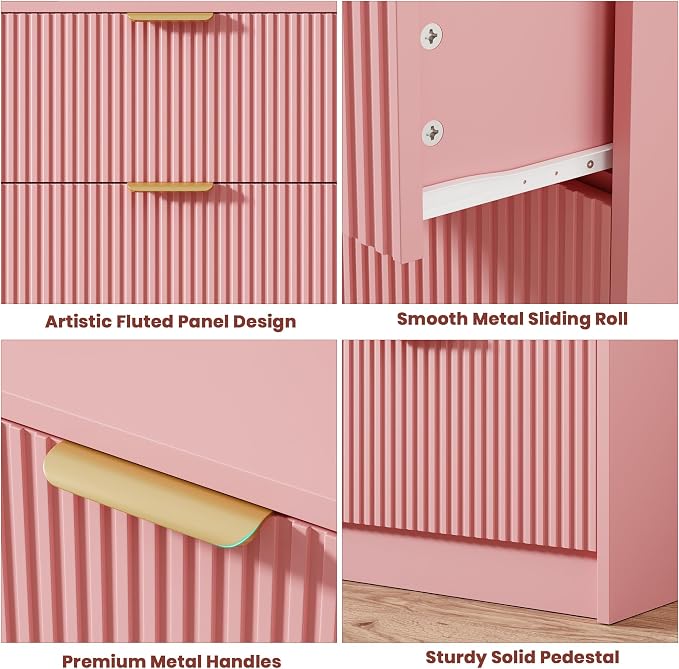 Garvee 5 Drawer Dresser for Bedroom - Image 4