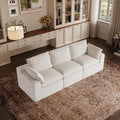 Novilla 104.3" Modular Cloud Couch, Modern Sectional Sofa by Novilla