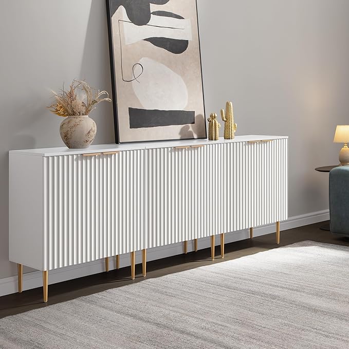 SICOTAS 57" Modern Sideboard Buffet Cabinet - Image 8